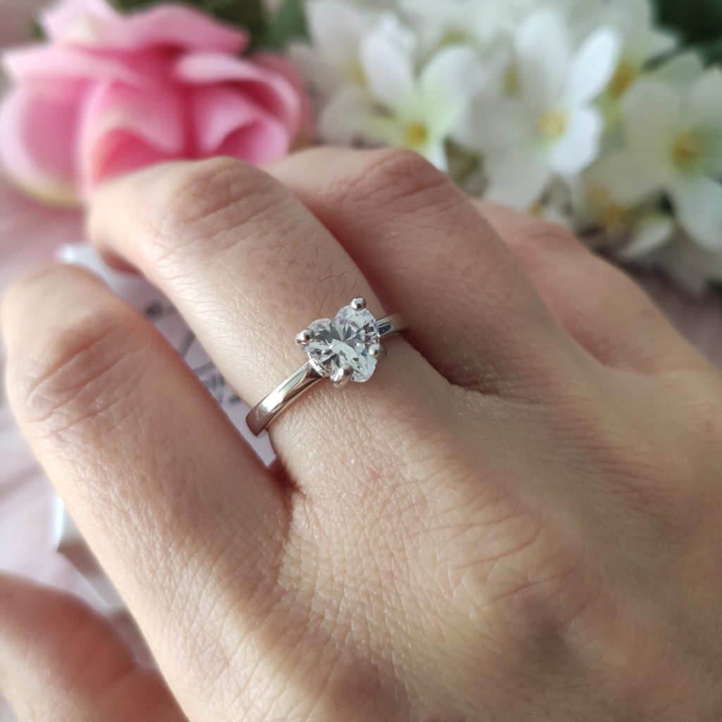 Anello Antistress Regolabile Donna - Argento 925, Design Nodo Con Perline - Foto 2